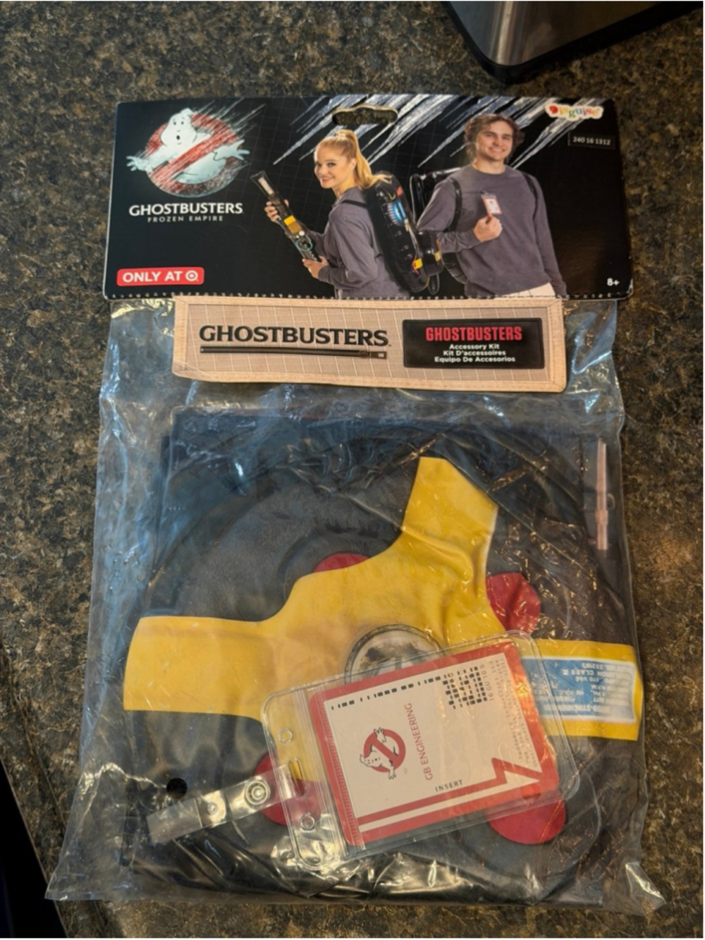 GHOSTBUSTERS Frozen Empire INFLATABLE PROTON PACKHalloween Costume Kit NEW